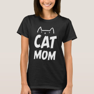 Cat Mum Animal  Vintage Mother's Day T-Shirt
