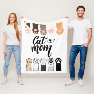 Cat Mum Blanket – Cute Cat Paws blanket