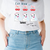 Cat Mum Bride Squad Bridal Shower Bachelorette 