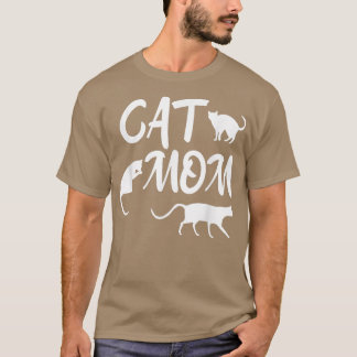 Cat Mum Cars Lover Cat Mum T-Shirt