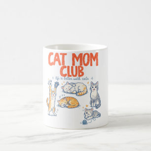 Cat Mum , Cat Mama Coffee , Funny Cat Lover , Cat Mug