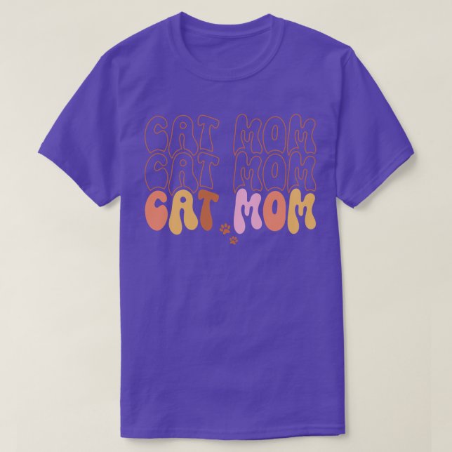Cat Mum Cat Mum T-Shirt (Design Front)