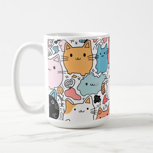 cat mum coffee mug (Left)