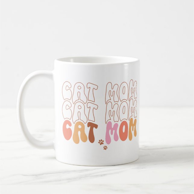 Cat Mum Coffee Mug (Left)