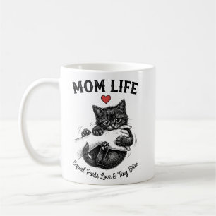 Cat Mum Coffee Mug Mum Life Cute Kitten Funny