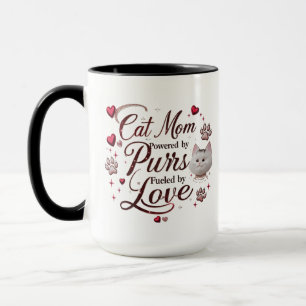 Cat Mum Combo Mug 15 oz – Bold Design Powered