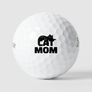 Cat Mum Cute Cat Design for Proud Pet Moms Golf Balls