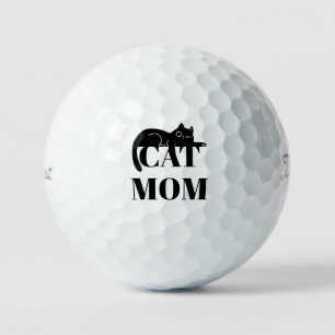 Cat Mum Cute Cat Design for Proud Pet Moms Golf Balls