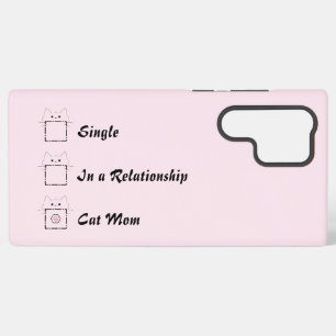 Cat Mum Cute Cat Pink Samsung Galaxy Case