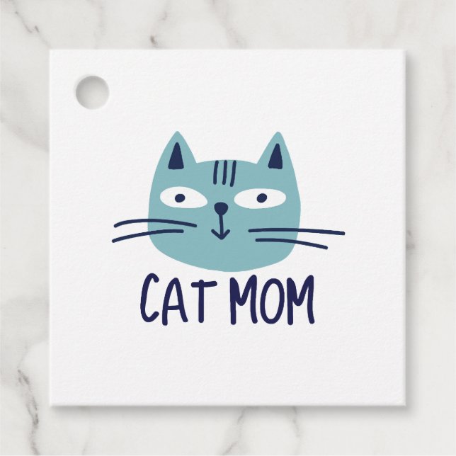 Cat Mum                  Favour Tags (Front)