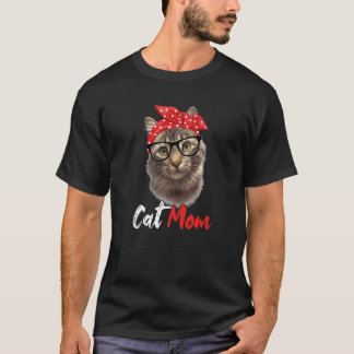 Cat Mum  For Cat  Mothers Day T-Shirt