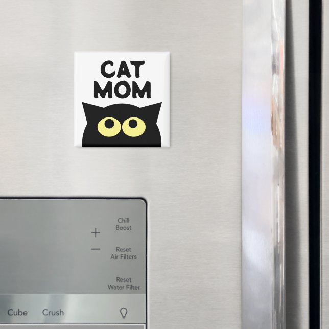 Cat Mum fridge magnet for pet lovers (In Situ (Fridge))