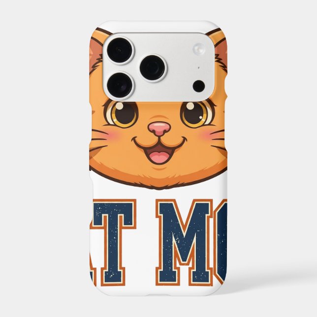 Cat Mum Funny Cat Lover Phone Case (Back)
