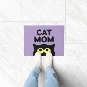 Cat Mum funny doormat for pet owner