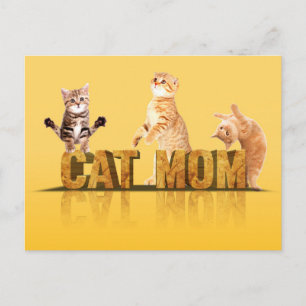 Cat Mum Gift Cat mum shirt Cat lover gift Postcard