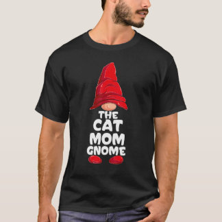 Cat Mum Gnome Matching Family Group Christmas Part T-Shirt