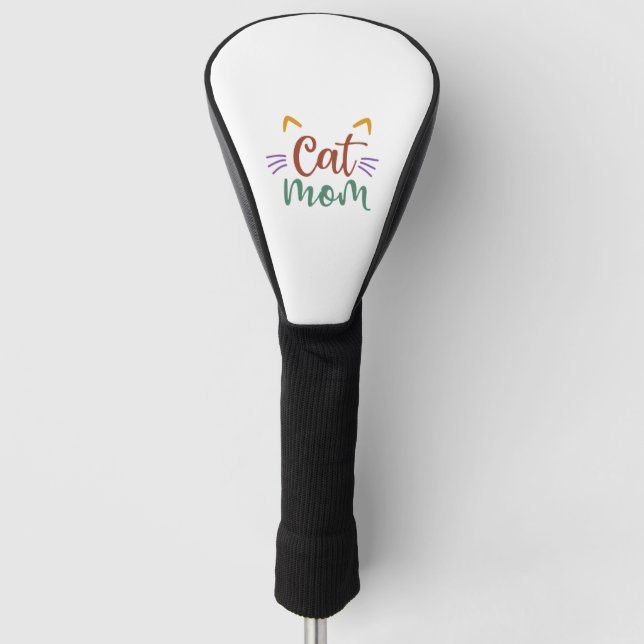 Cat Mum Golf Head Cover (Front)