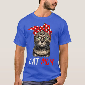 Cat Mum Happy Mothers Day  T-Shirt