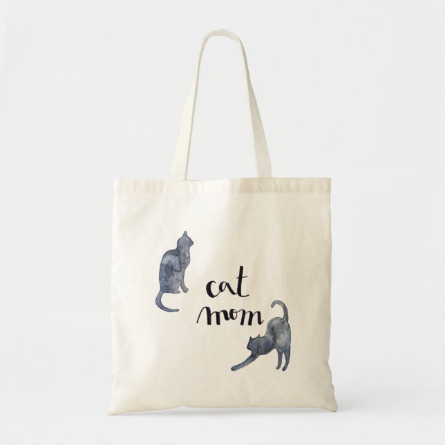 Cat mum illustration tote bag (Front)