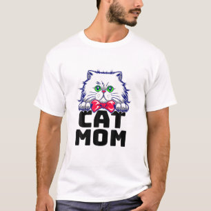 Cat Mum I'm Not Single I Have A Cat Graphic Cool D T-Shirt