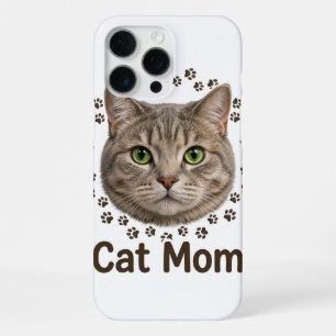 Cat Mum iPhone 16 Pro Max Case
