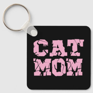 Cat Mum Key Ring