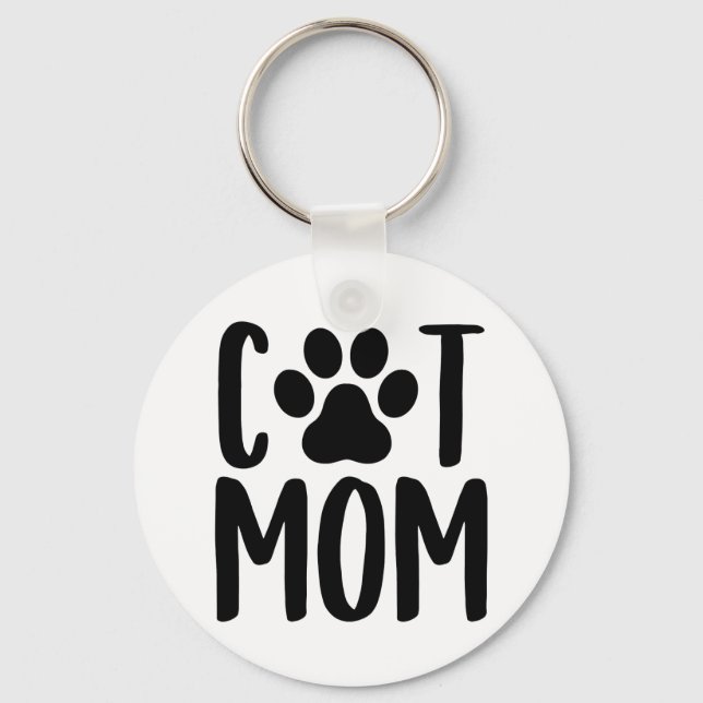 Cat Mum Keychain (Front)
