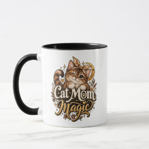 Cat Mum Magic Mug Aesthetic Cat Mum Coffee Cup