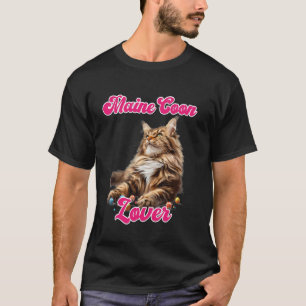 Cat Mum MAINE COON LOVER Maine Coon Owner T-Shirt