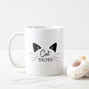 Cat Mum Mother Lover Mum Kitty Cute Funny Meow Coffee Mug