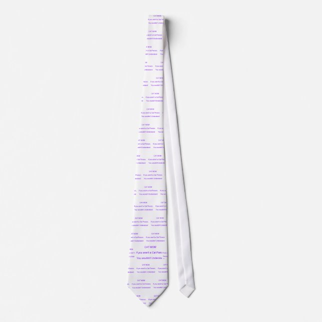Cat Mum Mother's Day Tie (Front)