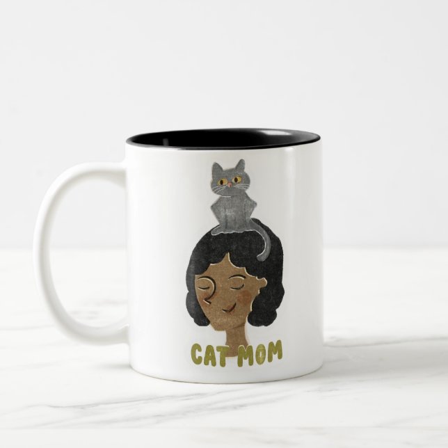 Cat Mum Mug by Felix + Easel (Left)