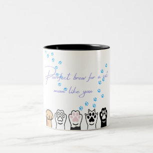 Cat Mum Mug – Purrfect Brew & Paw Prints