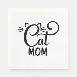Cat mum   napkin