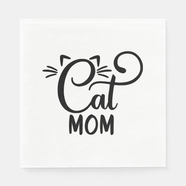Cat mum   napkin (Front)
