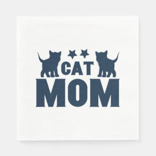 Cat Mum  Napkin