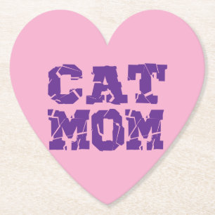 Cat Mum Paper Coaster