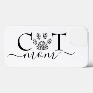 Cat Mum pawprint  iPhone 13 Case