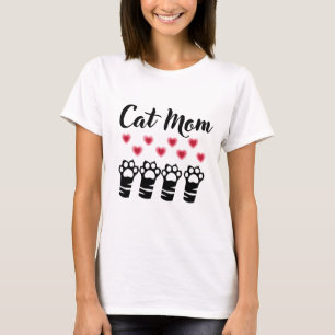 Cat Mum Paws T-Shirt