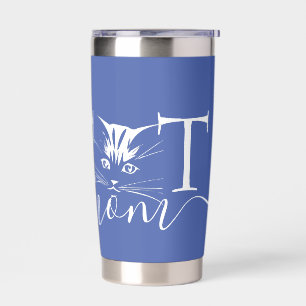 Cat mum personalised insulated tumbler