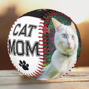 Cat Mum Pet Photos Cute Keepsake Baseball