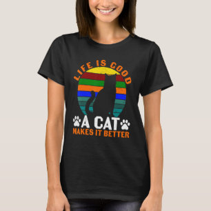 Cat Mum Rescued Animals Animal Rescue Save Cat  15 T-Shirt