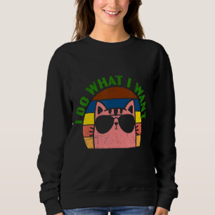 Cat Mum Rescued Animals Animal Rescue Save Cat 17 Sweatshirt