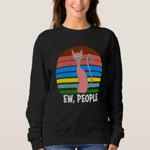 Cat Mum Rescued Animals Animal Rescue Save Cat 2 Sweatshirt