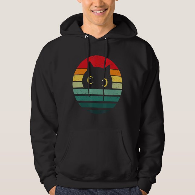 Cat Mum Rescued Animals Animal Rescue Save Cat Hoodie (Front)