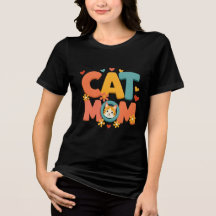 Cat Mum Shirt – Retro 70s Groovy Vintage Tee
