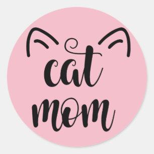 Cat mum sticker