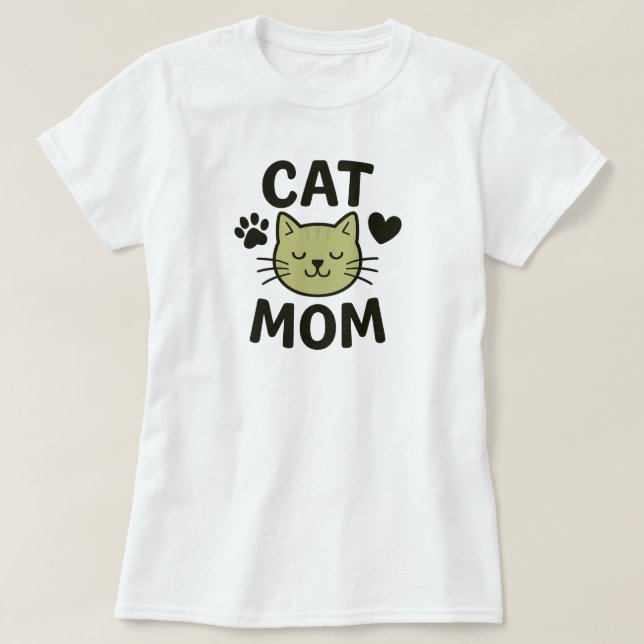 Cat mum T-Shirt (Design Front)