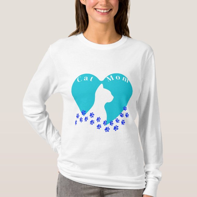 Cat Mum T-Shirt (Front)
