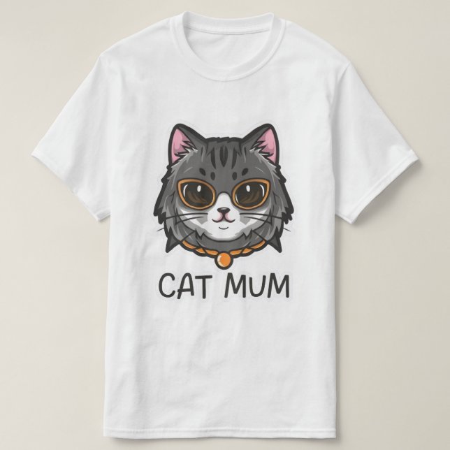 cat mum T-Shirt (Design Front)